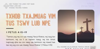 Txhob Txajmuag Vim Tus Tswv Lub Npe – 21/4/2026