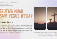 Leejtwg Muab Tswv Yexus Ntsia? – 3/4/2026