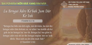 Lu Bơngai Adro Kơ’bah Jum Dăr Kơ Inh – 27/4/2026