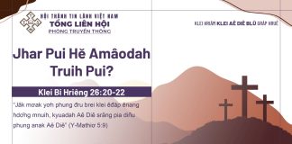 Jhar Pui Hĕ Amâodah Truih Pui? – 19/4/2026