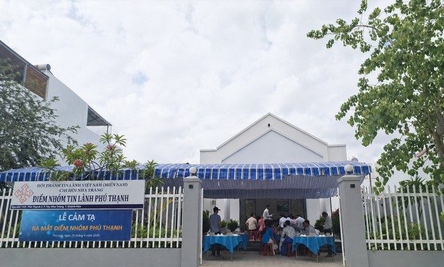 Khánh Hòa: Lễ Cảm tạ Chúa và Công bố Thành lập Điểm Nhóm Tin Lành Phú Thạnh