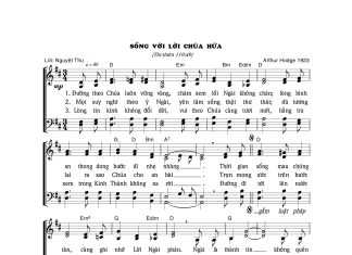 Bài hát: SỐNG VỚI LỜI CHÚA HỨA