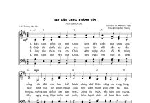 Bài hát: TIN CẬY CHÚA THÀNH TÍN