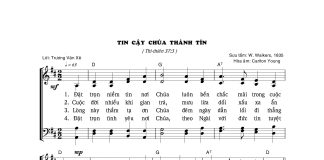 Bài hát: TIN CẬY CHÚA THÀNH TÍN