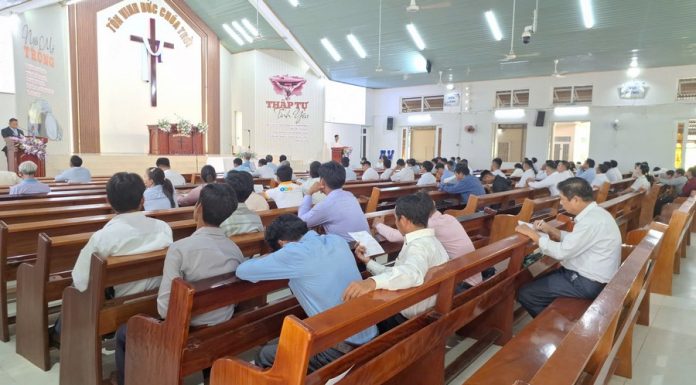 Bắc Khánh Hòa: Hiệp nguyện Giáo phẩm – Chấp sự Tháng 4/2026