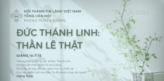 Đức Thánh Linh: Thần Lẽ Thật – 1/6/2026