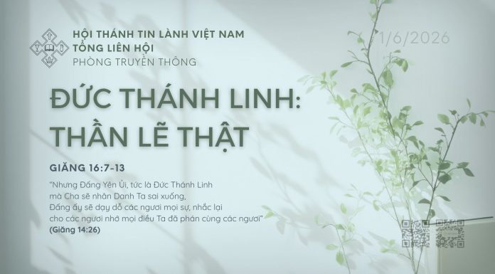 Đức Thánh Linh: Thần Lẽ Thật – 1/6/2026