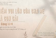 Niềm Vui Lớn Của Cha Mẹ và Con Cái – 10/5/2026