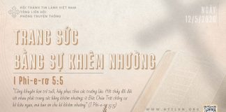 Trang Sức Bằng Sự Khiêm Nhường – 12/5/2026