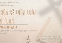 Chúa Sẽ Luôn Luôn Lo Toan – 13/5/2026