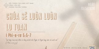 Chúa Sẽ Luôn Luôn Lo Toan – 13/5/2026
