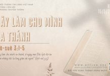 Hãy Làm Cho Mình Ra Thánh – 15/5/2026