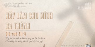 Hãy Làm Cho Mình Ra Thánh – 15/5/2026