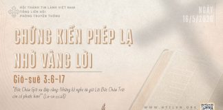 Chứng Kiến Phép Lạ Nhờ Vâng Lời – 16/5/2026