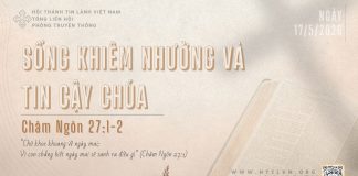 Sống Khiêm Nhường và Tin Cậy Chúa – 17/5/2026