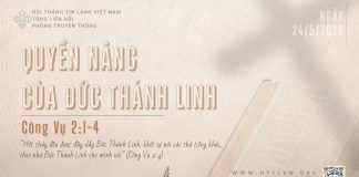 Quyền Năng Của Đức Thánh Linh – 24/5/2026