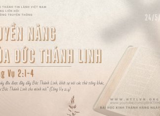 Quyền Năng Của Đức Thánh Linh – 24/5/2026
