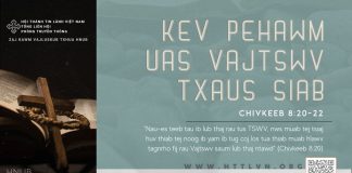 Kev Pehawm Uas Vajtswv Txaus Siab – 27/5/2026