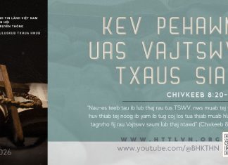 Kev Pehawm Uas Vajtswv Txaus Siab – 27/5/2026