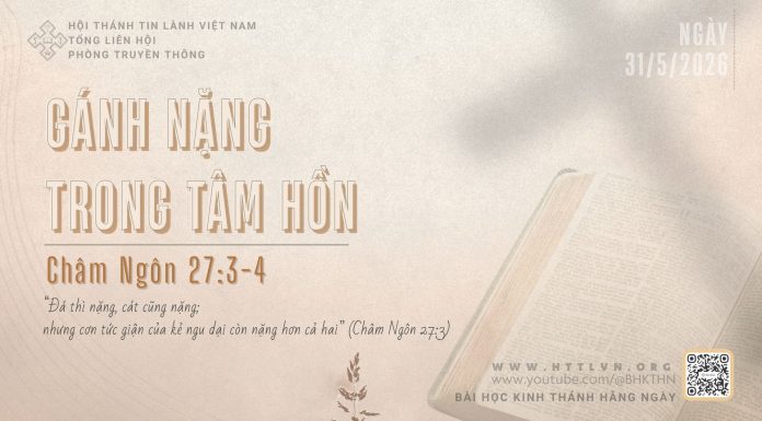 Gánh Nặng Trong Tâm Hồn – 31/5/2026
