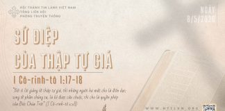 Sứ Điệp Của Thập Tự Giá – 8/5/2026