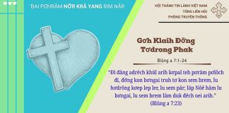 Gơh Klaih Đơ̆ng Tơdrong Phak – 25/5/2026