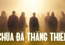Thơ: CHÚA ĐÃ THĂNG THIÊN