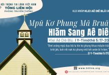 Mpŭ Kơ Phung Mă Bruă Hlăm Sang Aê Diê – 21/5/2026