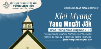 Klei Myang Yang Mngăt Jăk – 24/5/2026