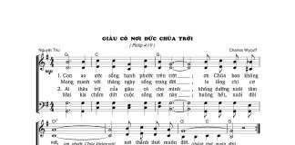 Bài hát: GIÀU CÓ NƠI ĐỨC CHÚA TRỜI