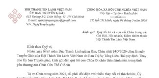 UB. Truyền Giáo: V/v Ngày Truyền Giáo