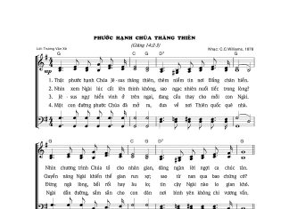 Bài hát: PHƯỚC HẠNH CHÚA THĂNG THIÊN