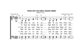 Bài hát: VỮNG TIN VÀO CHÚA THĂNG THIÊN