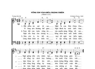 Bài hát: VỮNG TIN VÀO CHÚA THĂNG THIÊN