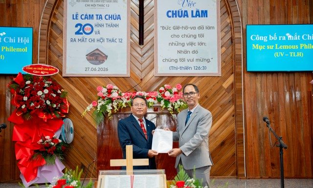 Lâm Đồng: Lễ Cảm tạ Chúa – Ra mắt Chi Hội Thác 12
