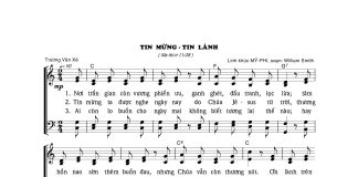 Bài hát Truyền giảng: TIN MỪNG, TIN LÀNH
