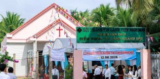 Vĩnh Long: Lễ Cảm tạ Chúa và Công bố Thành lập Điểm Nhóm Tin Lành Khánh Hội