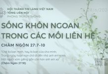 Sống Khôn Ngoan Trong Các Mối Liên Hệ – 28/6/2026