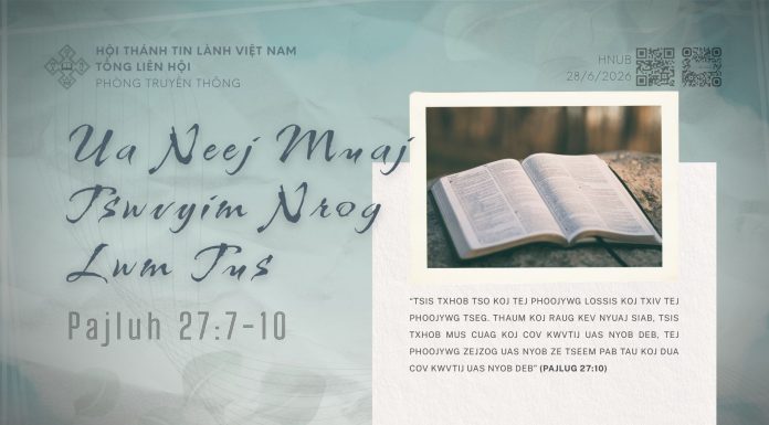 Ua Neej Muaj Tswvyim Nrog Lwm Tus – 28/6/2026