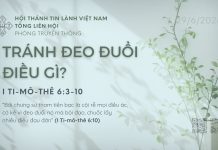 Tránh Đeo Đuổi Điều Gì? – 29/6/2026