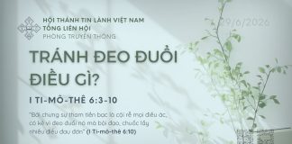 Tránh Đeo Đuổi Điều Gì? – 29/6/2026
