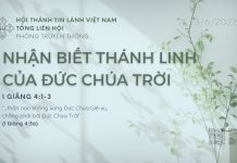Nhận Biết Thánh Linh Của Đức Chúa Trời – 3/6/2026