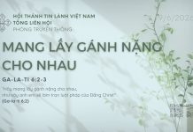 Mang Lấy Gánh Nặng Cho Nhau – 9/6/2026