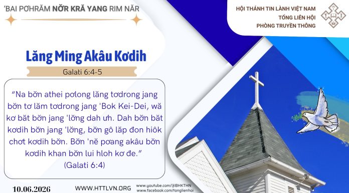 Lăng Ming Akâu Kơdih – 10/6/2026