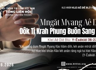 Mngăt Myang Aê Diê Dôk Ti Krah Phung Ƀuôn Sang Ñu – 4/6/2026