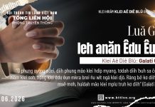 Luă Gŭ leh anăn Êdu Êun – 8/6/2026