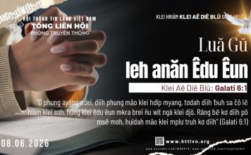 Luă Gŭ leh anăn Êdu Êun – 8/6/2026