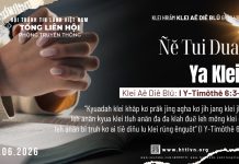Ñĕ Tui Duah Ya Klei? – 29/6/2026