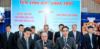 Gia Lai: Lễ đặt viên đá xây dựng nhà thờ Tin Lành Plei Hrăi Dong