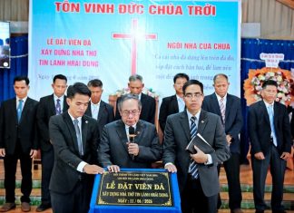 Gia Lai: Lễ đặt viên đá xây dựng nhà thờ Tin Lành Plei Hrăi Dong